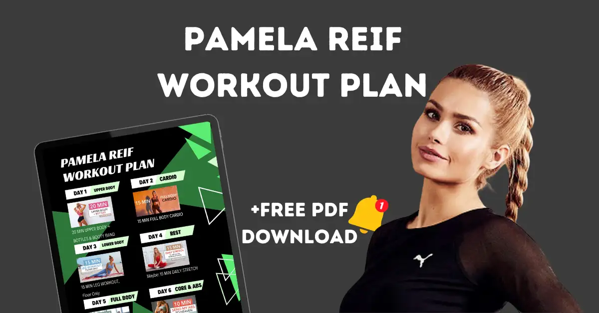 Pamela Reif Workout Plan Week 10, 45 min per day