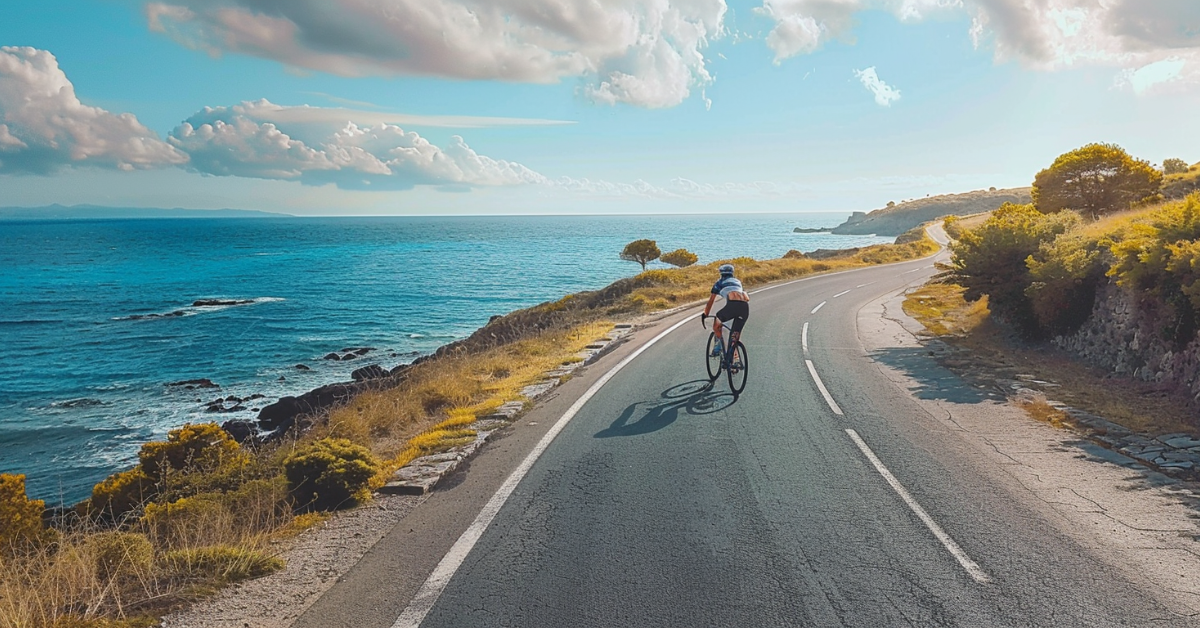Mini Triathlon Training 2024: Your Guide to Conquering the Challenge! 1 cyclist in autumn weather