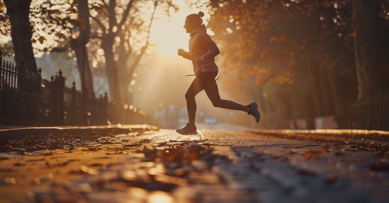 woman running