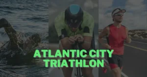 swimming, cycling and running at atlantic city triathlon