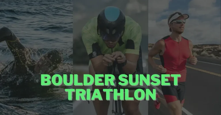 Boulder Sunset Triathlon 2024: Race Against the Sunset! 6 swimming, cycling and running at boulder sunset triathlon