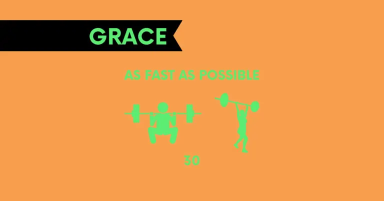 structure of grace crossfit workout benchmark WOD