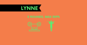 structure of lynne crossfit workout benchmark WOD