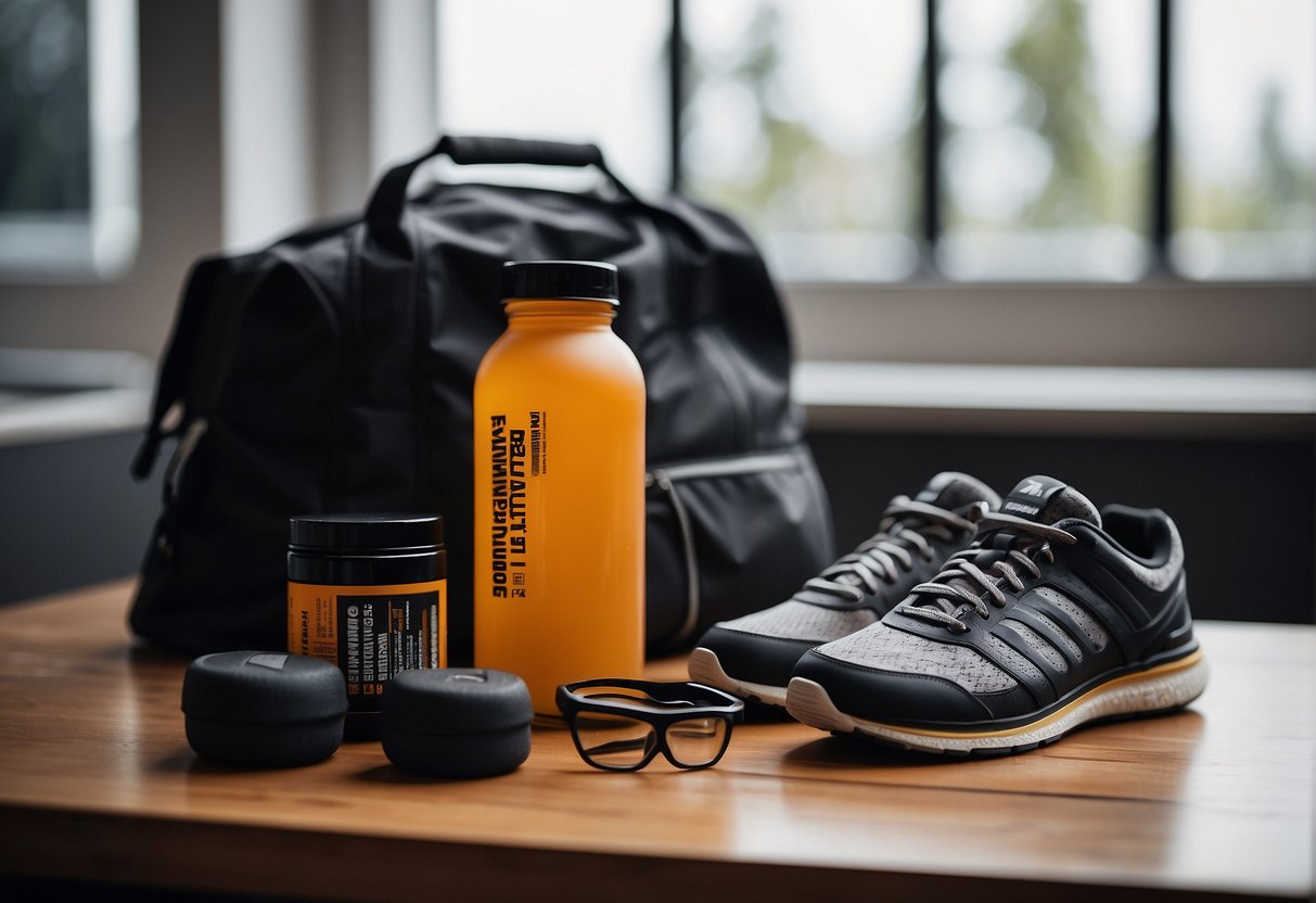 Can You Take Preworkout and Not Workout 2024? Experts Explain 1 Can You Take Preworkout and Not Workout: A bottle of pre-workout supplements sits next to a gym bag and a pair of sneakers, with a workout plan laid out on a table