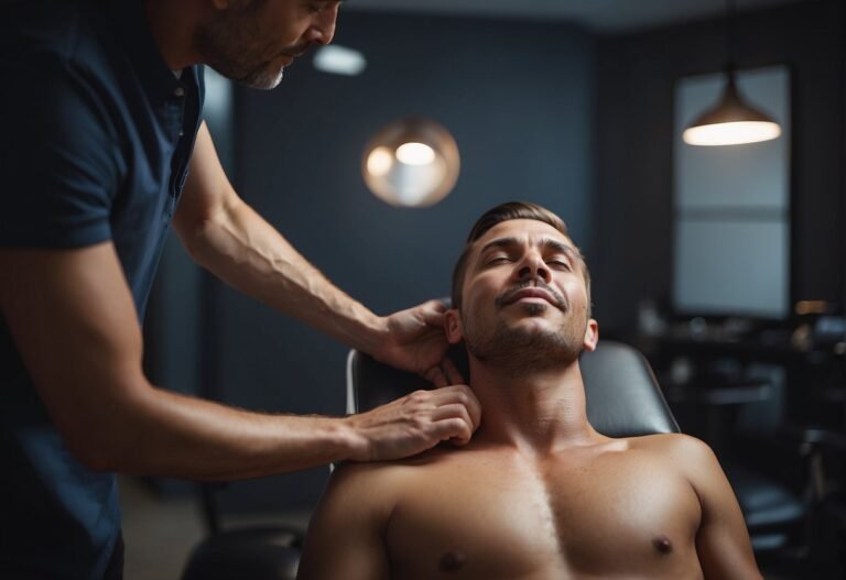 Can You Workout After Chiropractor Visit 2024? Experts Explain 3 Can You Workout After Chiropractor Visit: A person receiving chiropractic care, then engaging in light exercise