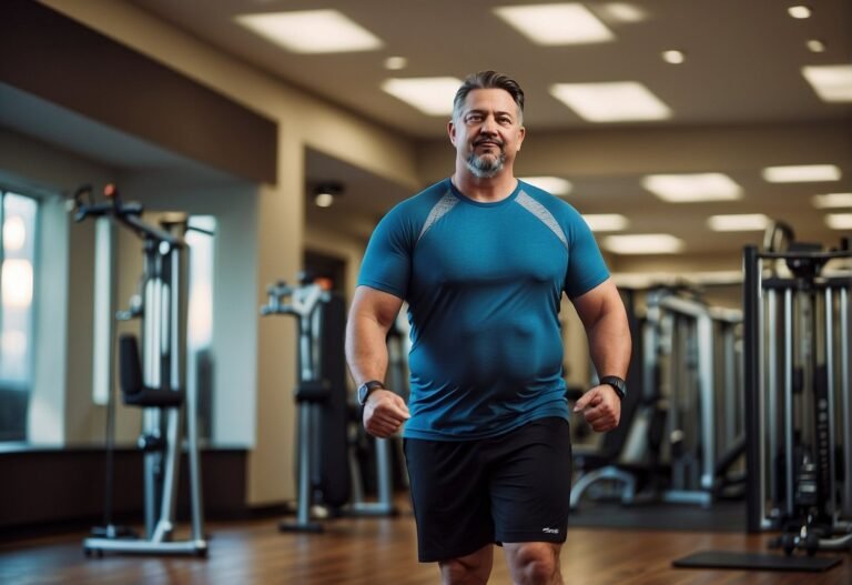 How Long After Gastric Sleeve Can I Workout: A person with a gastric sleeve surgery, gradually increasing their physical activity, following a structured workout plan, and focusing on long-term fitness goals