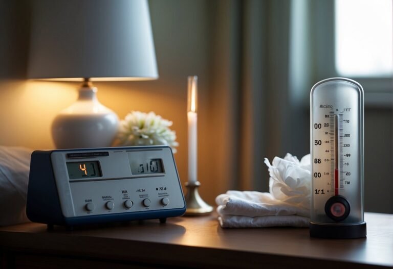 How Many Calories Do You Burn When You Are Sick 2024? Surprising Facts 1 How Many Calories Do You Burn When You Are Sick: A thermometer reading 101°F, a bottle of medicine, and a box of tissues on a bedside table