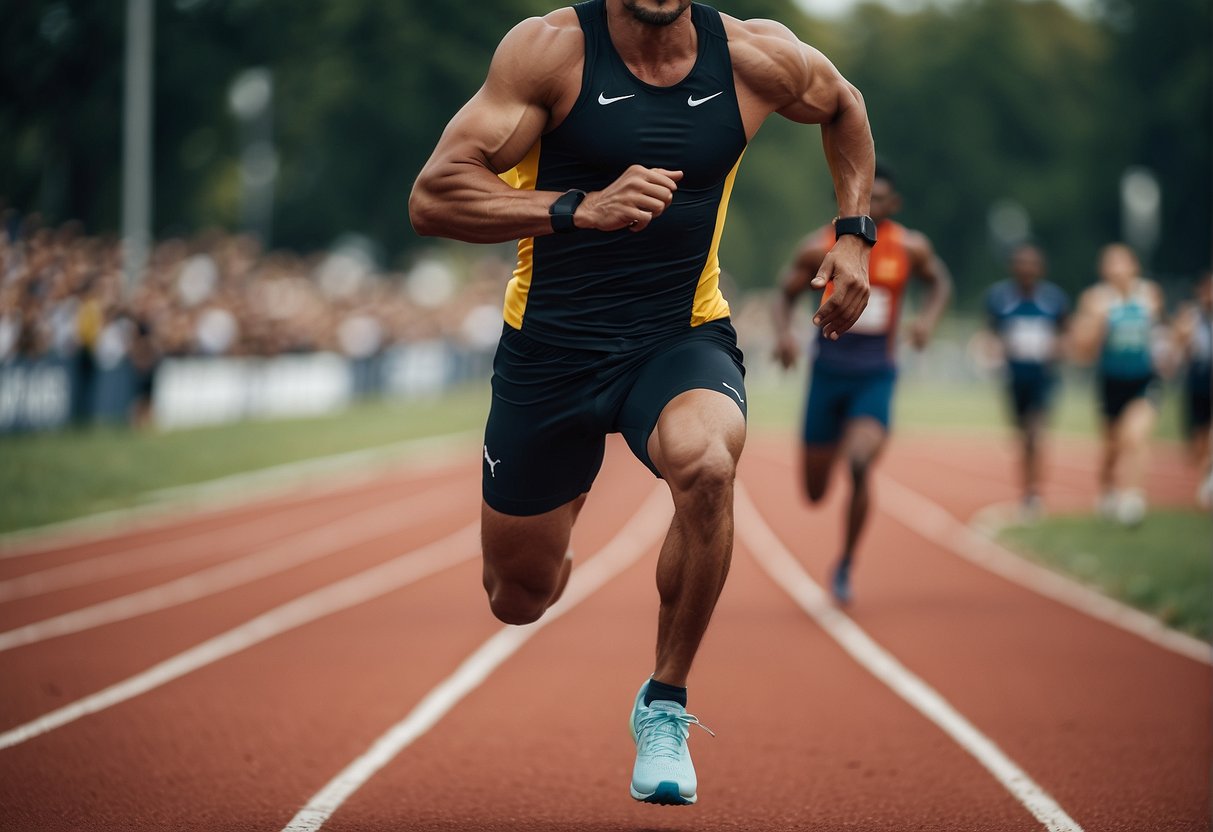 How Many Calories Does Sprinting Burn 2024? Surprising Facts 1 How Many Calories Does Sprinting Burn: Sprinting: legs in full extension, arms pumping, intense focus
